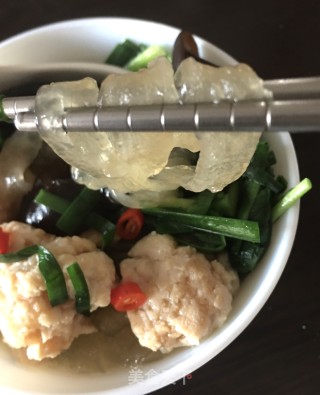 鸡肉丸子酸辣粉的做法步骤：15