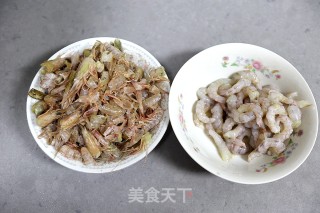 海鲜春笋盖浇饭的做法步骤：3