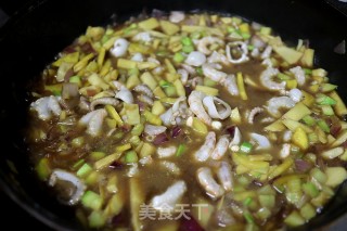海鲜春笋盖浇饭的做法步骤：12