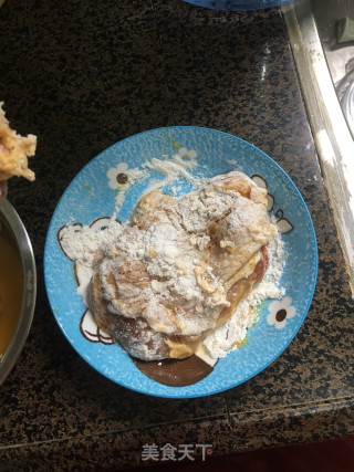 番茄鸡腿炒饭的做法步骤：4