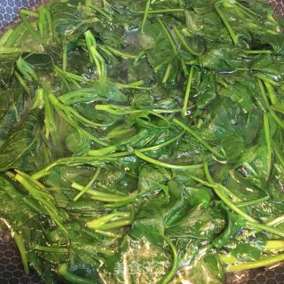 凉拌蕃薯叶的做法步骤：3