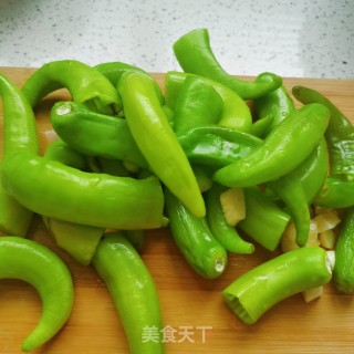 青椒荷包蛋的做法步骤：4