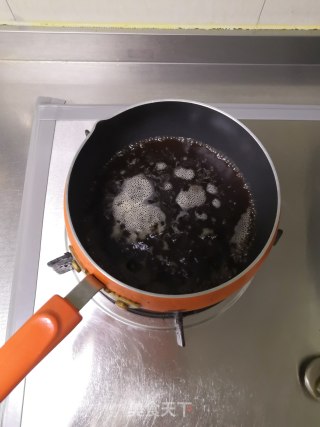 红糖醪糟煮粉子的做法步骤：3