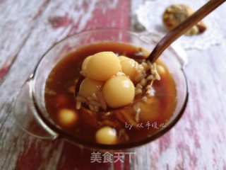 红糖醪糟煮粉子的做法步骤：9