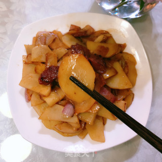 鱼香蘑菇土豆片的做法步骤：10