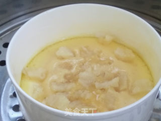鱼鳔蒸蛋羹的做法步骤：9