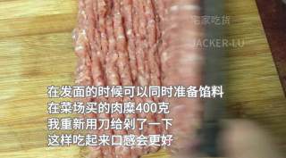 鲜肉包子家常做法，鲜嫩多汁，香而不腻，满满肉香的大包子。的做法步骤：6