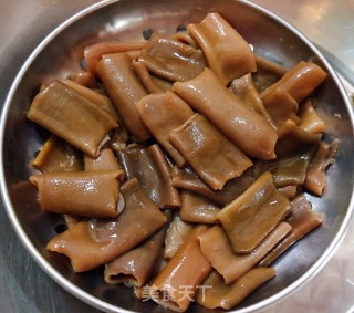 海肠拌蒜苔胡萝卜#酸辣美食#的做法步骤：8