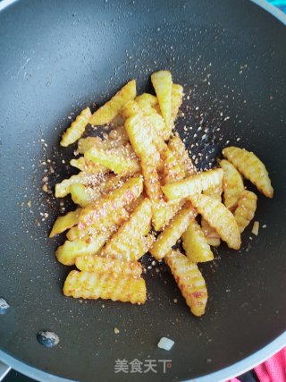 香辣土豆条的做法步骤：12