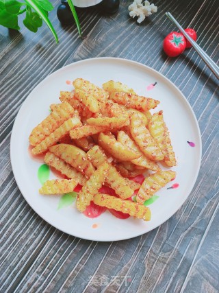 香辣土豆条的做法步骤：14