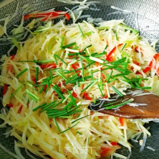 酸辣土豆丝的做法步骤：7