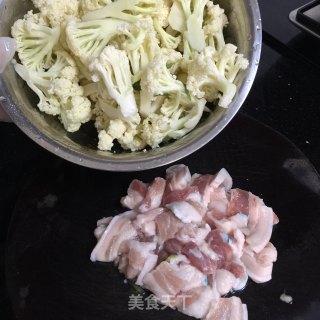 干锅菜花的做法步骤：2