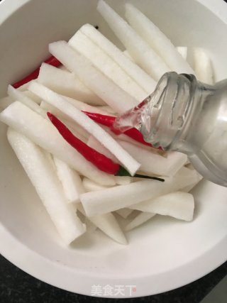 酸辣白萝卜的做法步骤：6