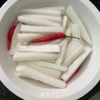 酸辣白萝卜的做法步骤：7