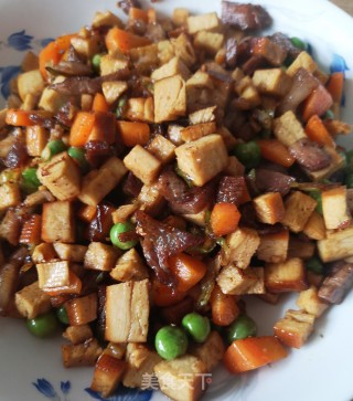 下饭菜爆炒豆干三丁的做法步骤：7