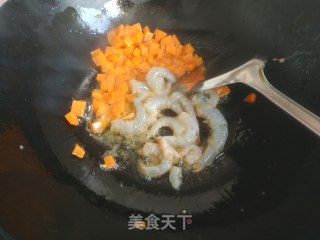 虾仁鸡蛋芝士焗饭的做法步骤：7