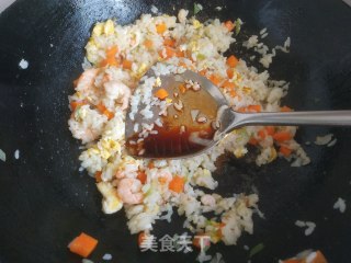 虾仁鸡蛋芝士焗饭的做法步骤：13