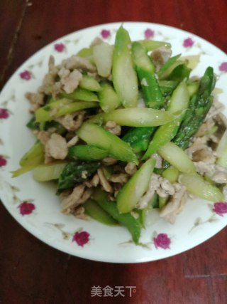 芦笋肉片的做法步骤：5