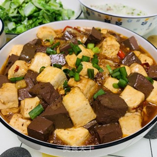 麻辣豆腐（+鸭血）的做法步骤：11