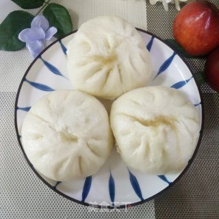 槐花肉包的做法步骤：11