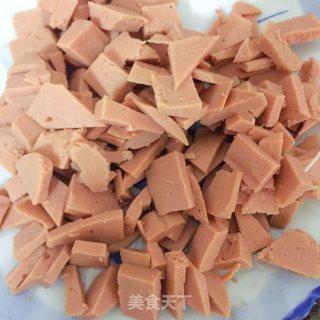 金针菇炒火腿的做法步骤：2