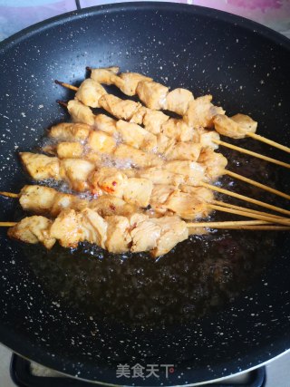 鸡肉串的做法步骤：7