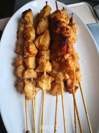 鸡肉串的做法步骤：9