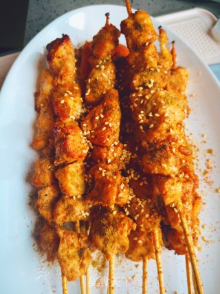 鸡肉串的做法步骤：11