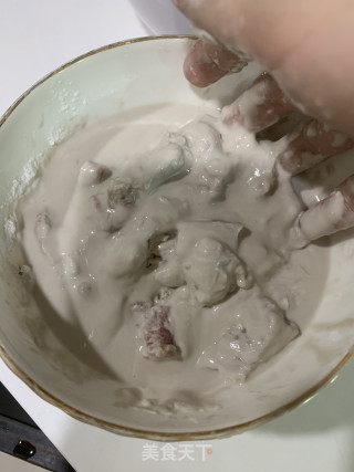 水煮滑肉的做法步骤：2
