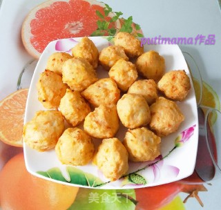油炸鸡肉丸的做法步骤：10