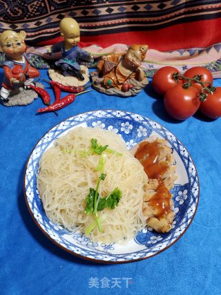 猪排拌米粉的做法步骤：9