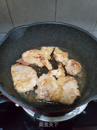 香煎猪排的做法步骤：8