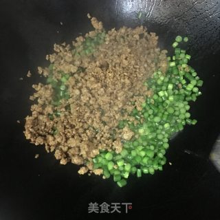 蒜苔炒肉末的做法步骤：8