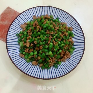 蒜苔炒肉末的做法步骤：11
