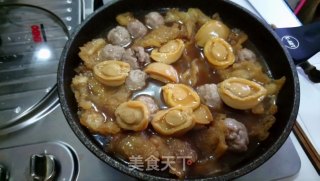 燘魚鳔鮑魚肉丸的做法步骤：4