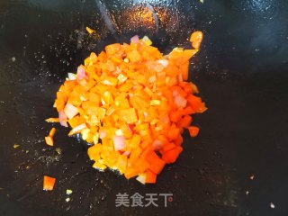 鱿鱼须炒饭的做法步骤：5