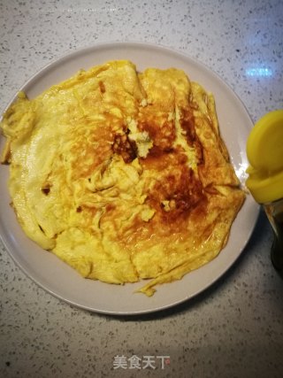 简易版蟹黄蛋的做法步骤：6
