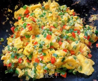 鸡蛋胡萝卜炒鸡蛋的做法步骤：9