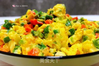 鸡蛋胡萝卜炒鸡蛋的做法步骤：10