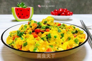 鸡蛋胡萝卜炒鸡蛋的做法步骤：13
