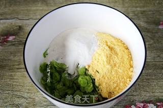 榆树钱窝头的做法步骤：4