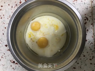 原味戚风蛋糕的做法步骤：2