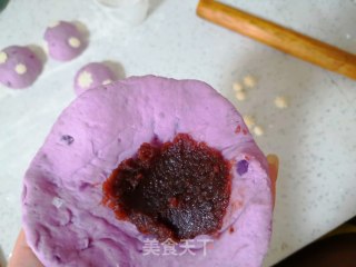 紫薯豆沙包的做法步骤：9