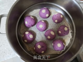 紫薯豆沙包的做法步骤：10