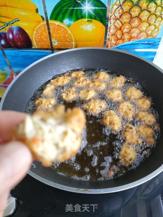 香炸豆腐鸡肉丸的做法步骤：15