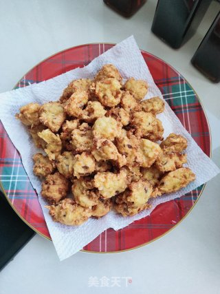 香炸豆腐鸡肉丸的做法步骤：16