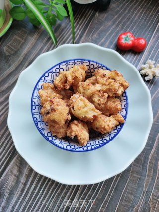 香炸豆腐鸡肉丸的做法步骤：18