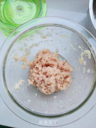 水汆豆腐鸡肉丸子的做法步骤：3