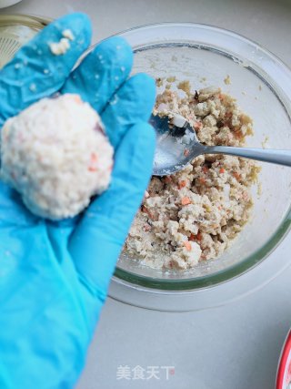 水汆豆腐鸡肉丸子的做法步骤：10