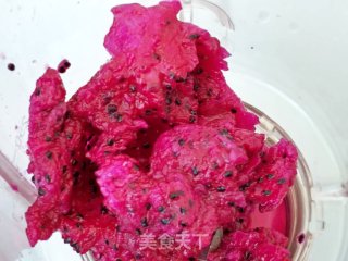 香蕉火龙果汁的做法步骤：2